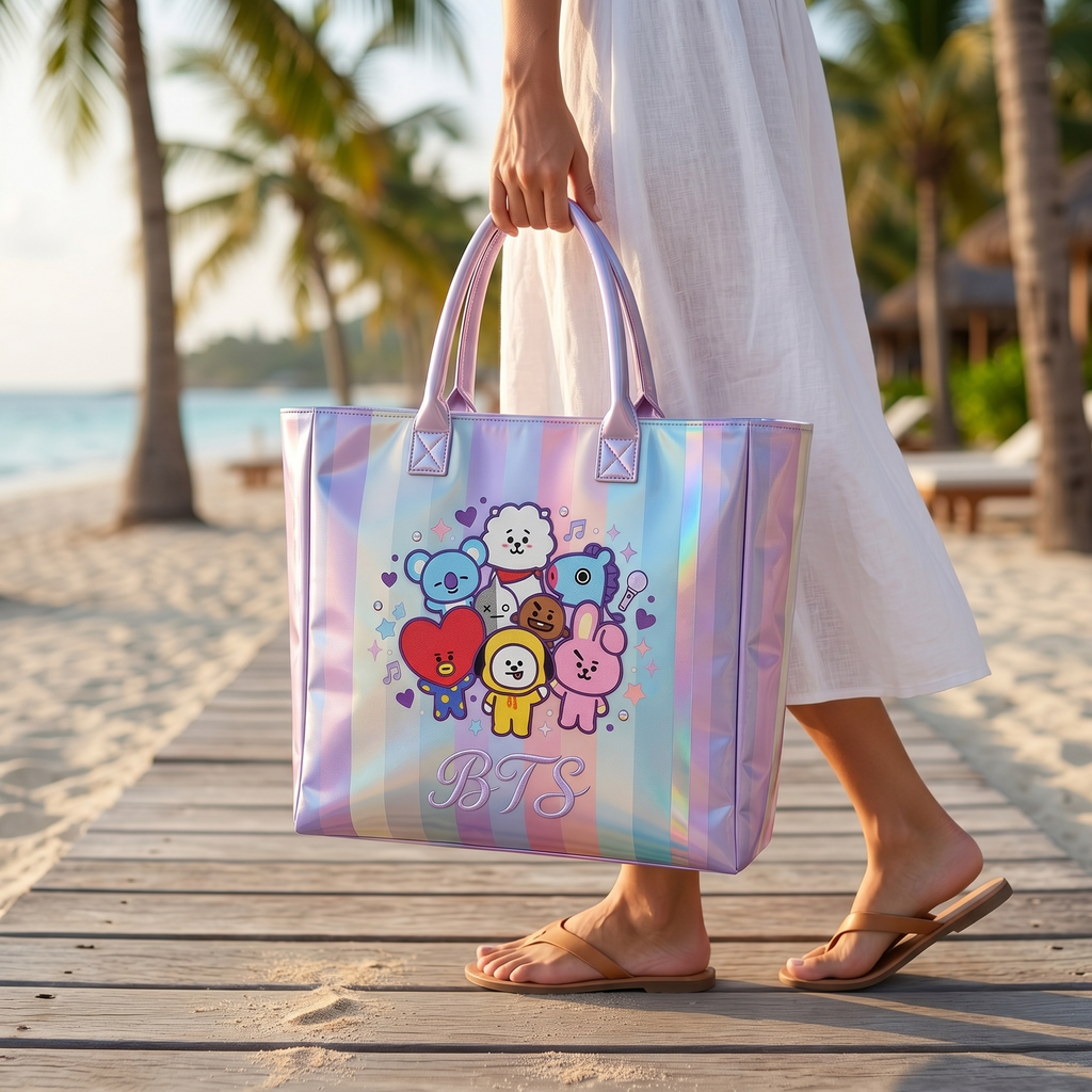 BTS Tropical Beach Tote Bag HTTT