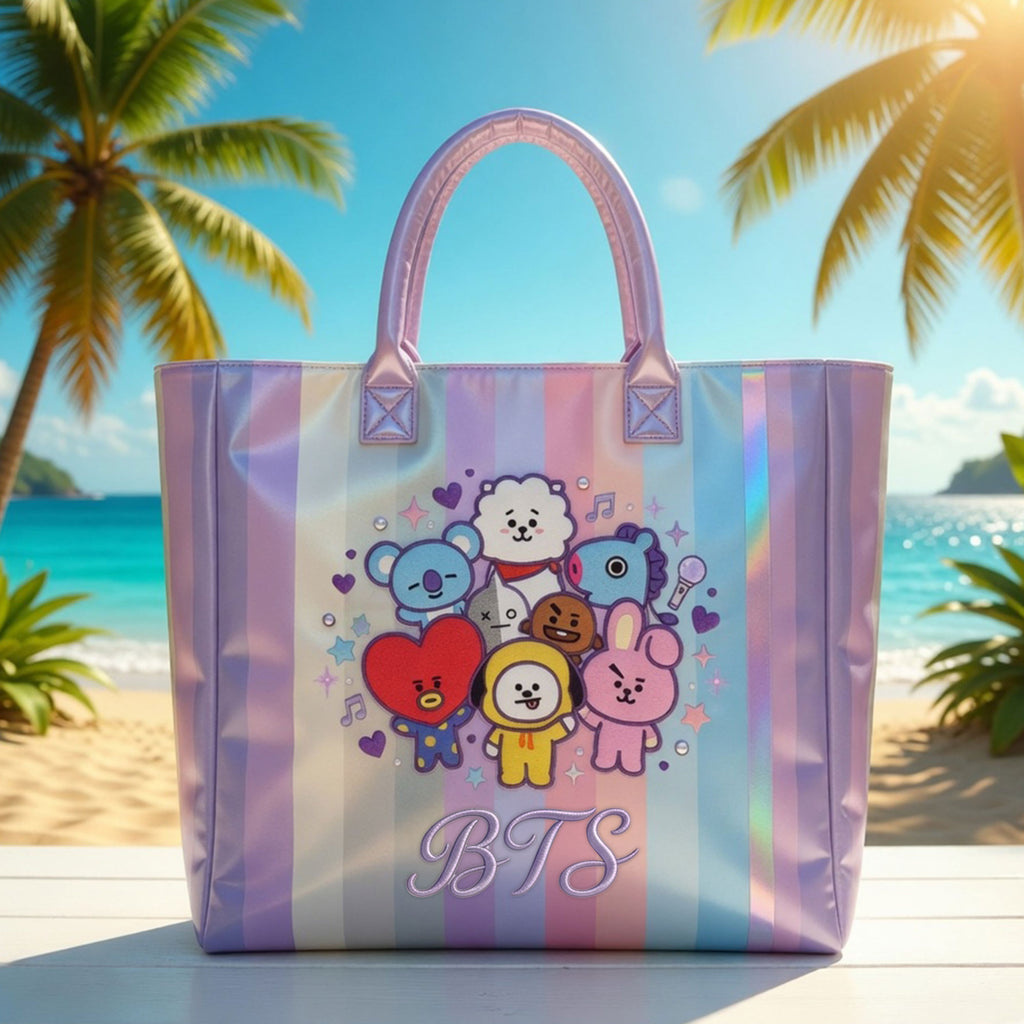 BTS Tropical Beach Tote Bag HTTT
