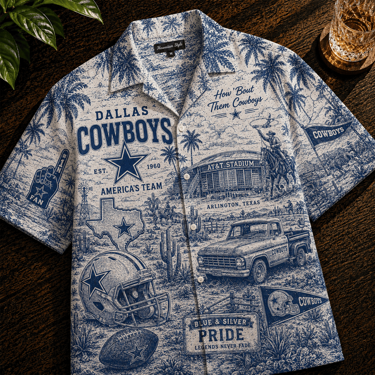 PREMIUM DLCB HAWAIIAN SHIRT HQH