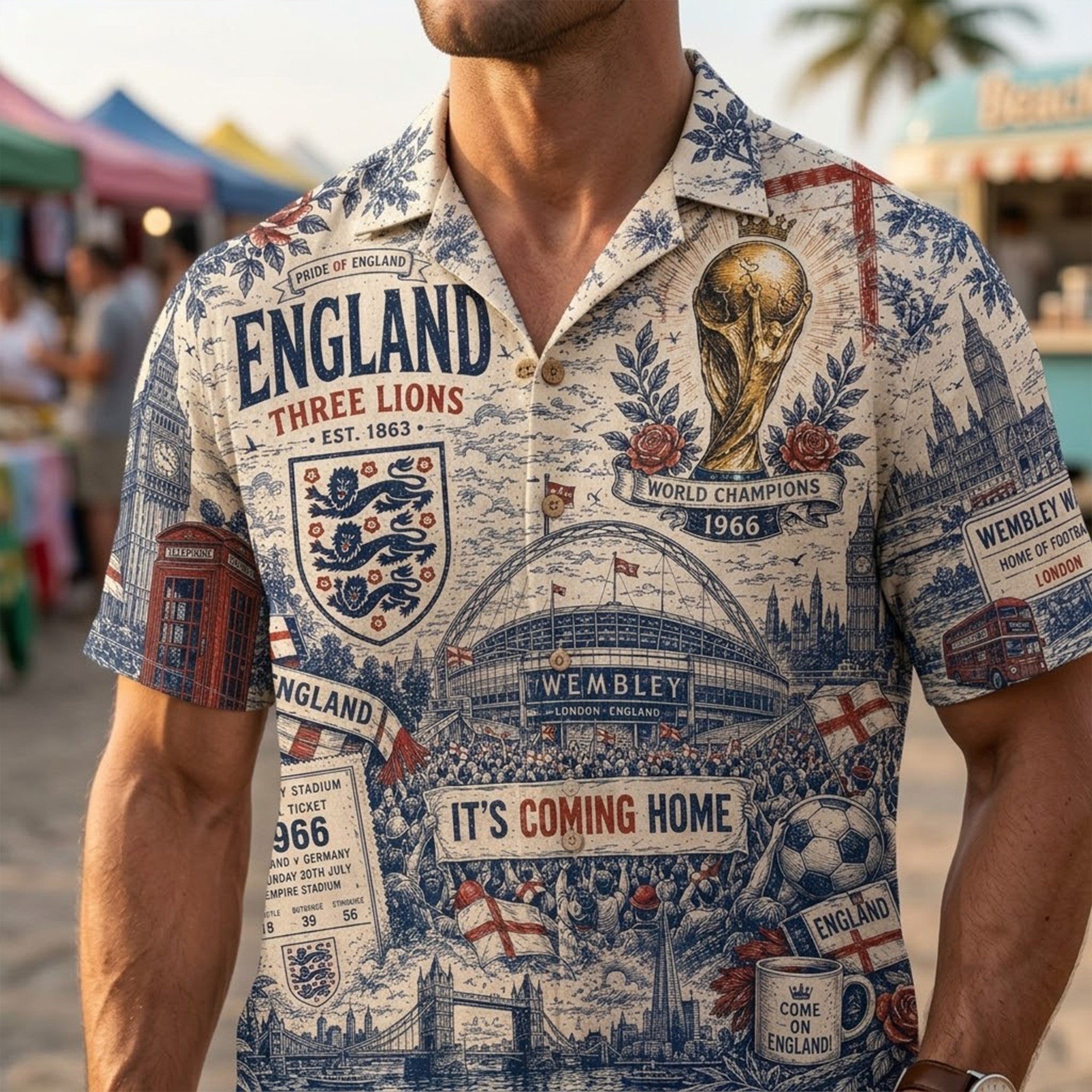 PREMIUM ENG HAWAIIAN SHIRT HQH
