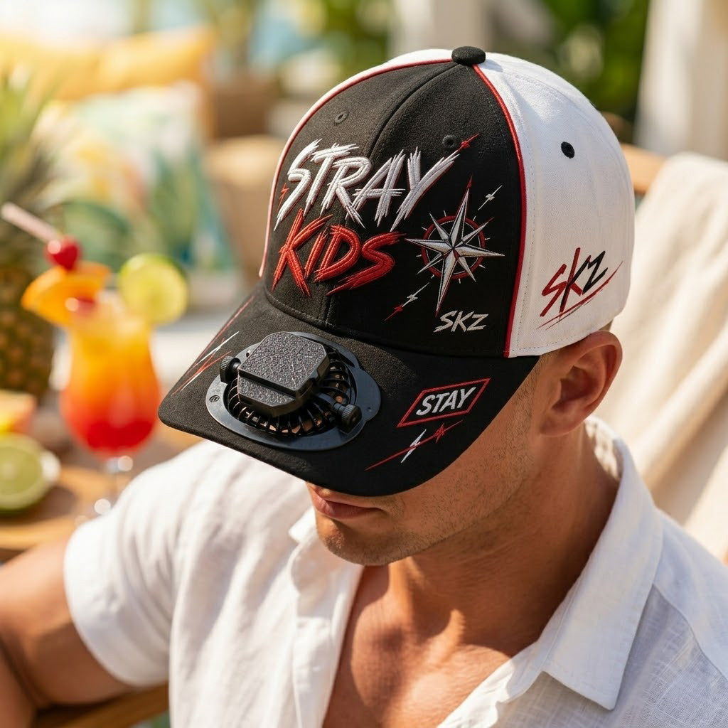 STK Premium Rechargeable Fan Cap HQH
