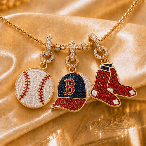 BRX Solid Gold Chain with Diamond Pendant TTTT